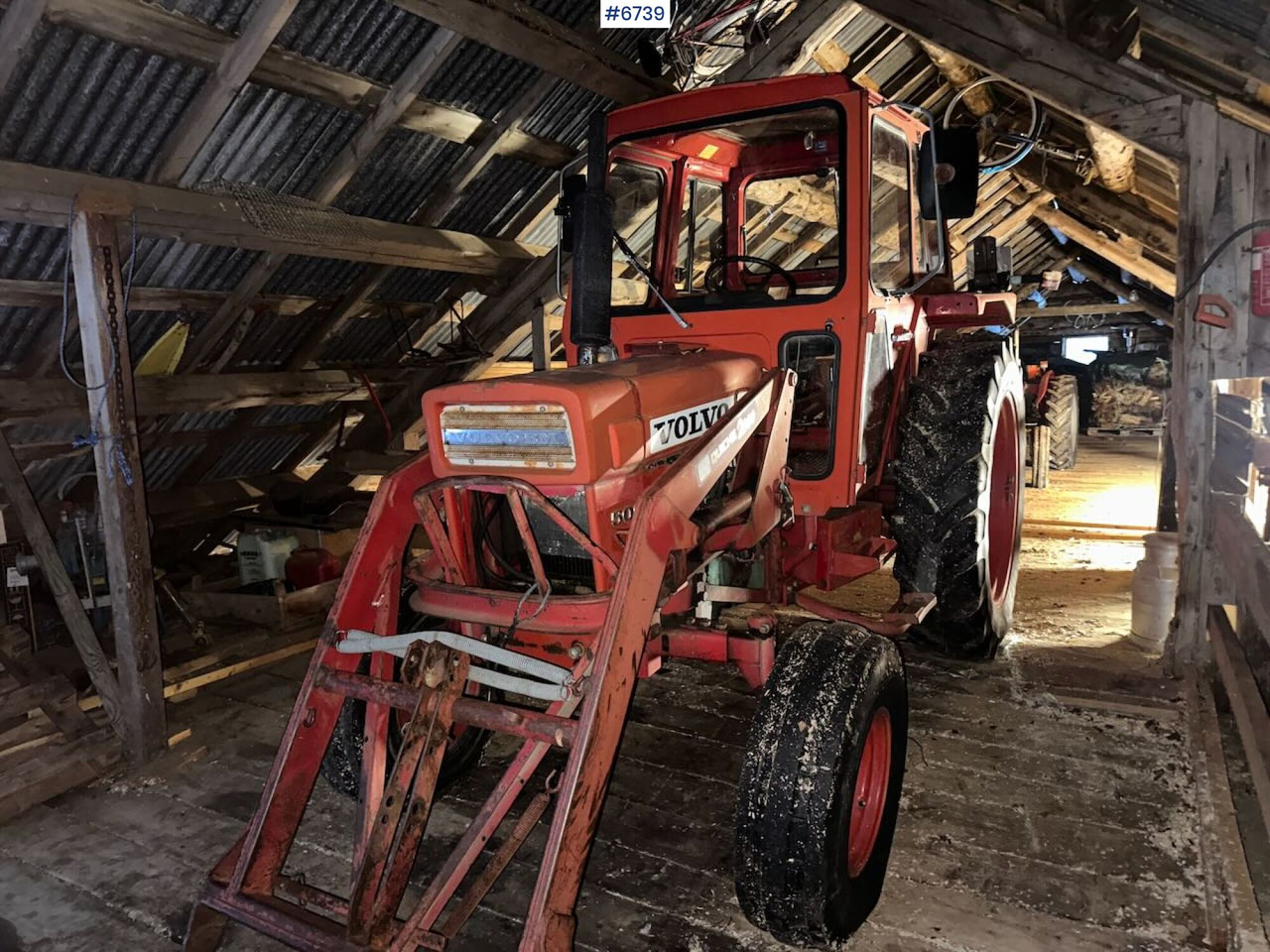 1978 Volvo BM 500 traktor m/ front loader. - Τρακτέρ: φωτογραφία 1 1978 Volvo BM 500 traktor m/ front loader. - Τρακτέρ: φωτογραφία 1