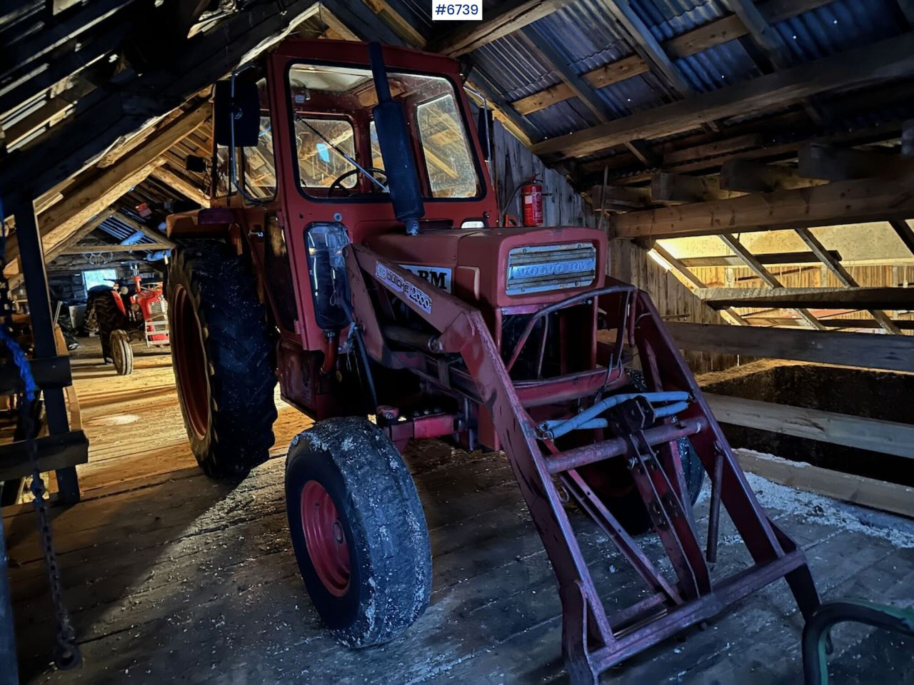 1978 Volvo BM 500 traktor m/ front loader. - Τρακτέρ: φωτογραφία 3 1978 Volvo BM 500 traktor m/ front loader. - Τρακτέρ: φωτογραφία 3