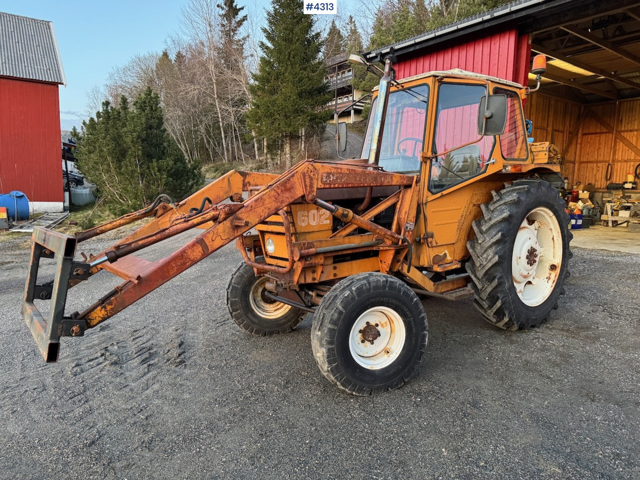 1980 Valmet 602 m/ frontlaster - Τρακτέρ: φωτογραφία 1 1980 Valmet 602 m/ frontlaster - Τρακτέρ: φωτογραφία 1