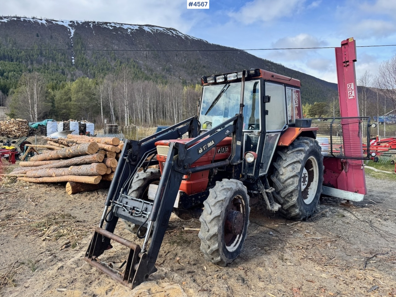 1982 Fiat 640DT Tractor w/ Front loader. - Τρακτέρ: φωτογραφία 3 1982 Fiat 640DT Tractor w/ Front loader. - Τρακτέρ: φωτογραφία 3