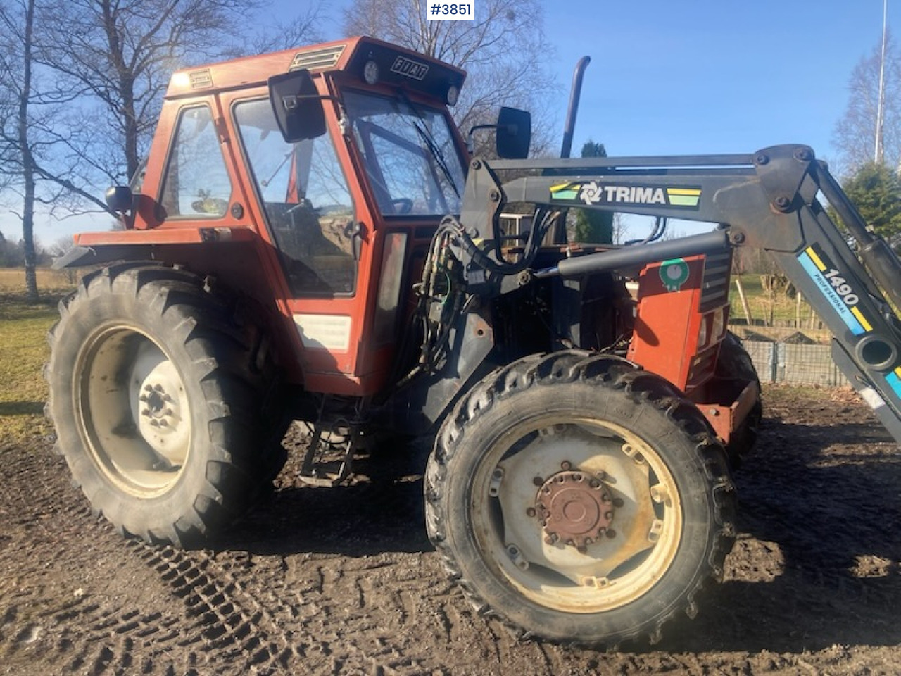 1982 Fiat 780 DT w/ Front loader - Τρακτέρ: φωτογραφία 1 1982 Fiat 780 DT w/ Front loader - Τρακτέρ: φωτογραφία 1