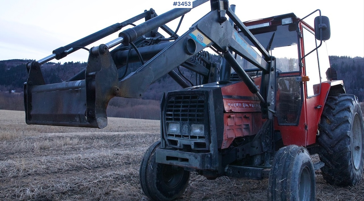 1984 Valmet 505 turbo m/ Frontlaster - Τρακτέρ: φωτογραφία 2 1984 Valmet 505 turbo m/ Frontlaster - Τρακτέρ: φωτογραφία 2