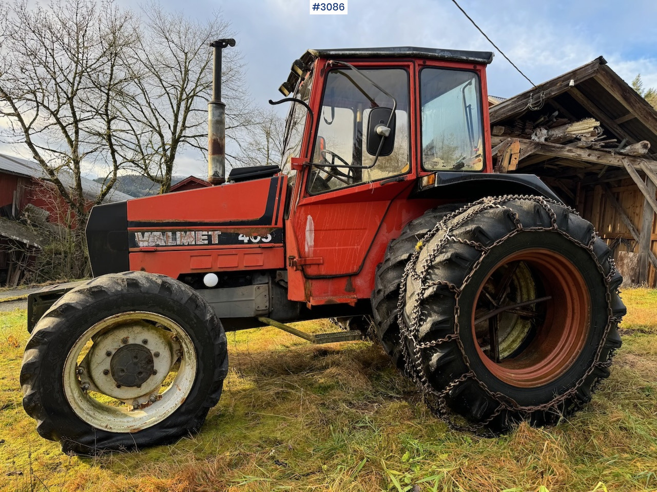 1987 Valmet 405 w/twin wheels - Τρακτέρ: φωτογραφία 1 1987 Valmet 405 w/twin wheels - Τρακτέρ: φωτογραφία 1