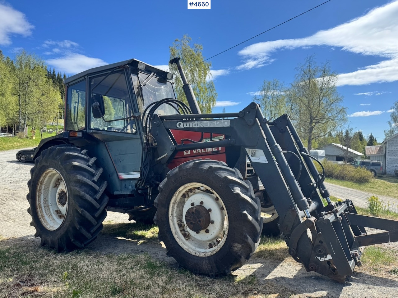 1989 Valmet 455 4x4 w/ Front loader - Τρακτέρ: φωτογραφία 4 1989 Valmet 455 4x4 w/ Front loader - Τρακτέρ: φωτογραφία 4