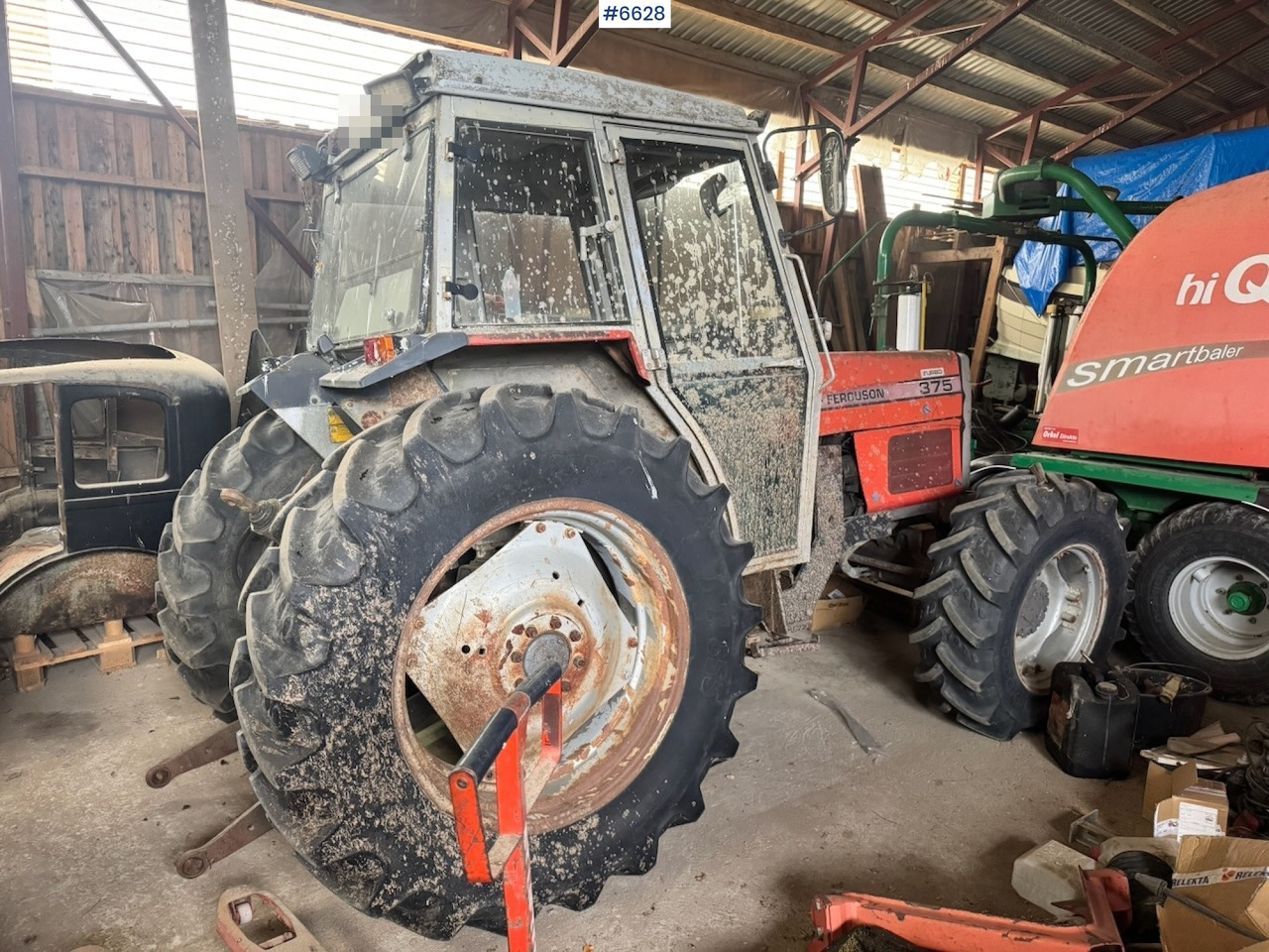 1990 Massey Ferguson 375 4x4 Tractor. - Τρακτέρ: φωτογραφία 3 1990 Massey Ferguson 375 4x4 Tractor. - Τρακτέρ: φωτογραφία 3
