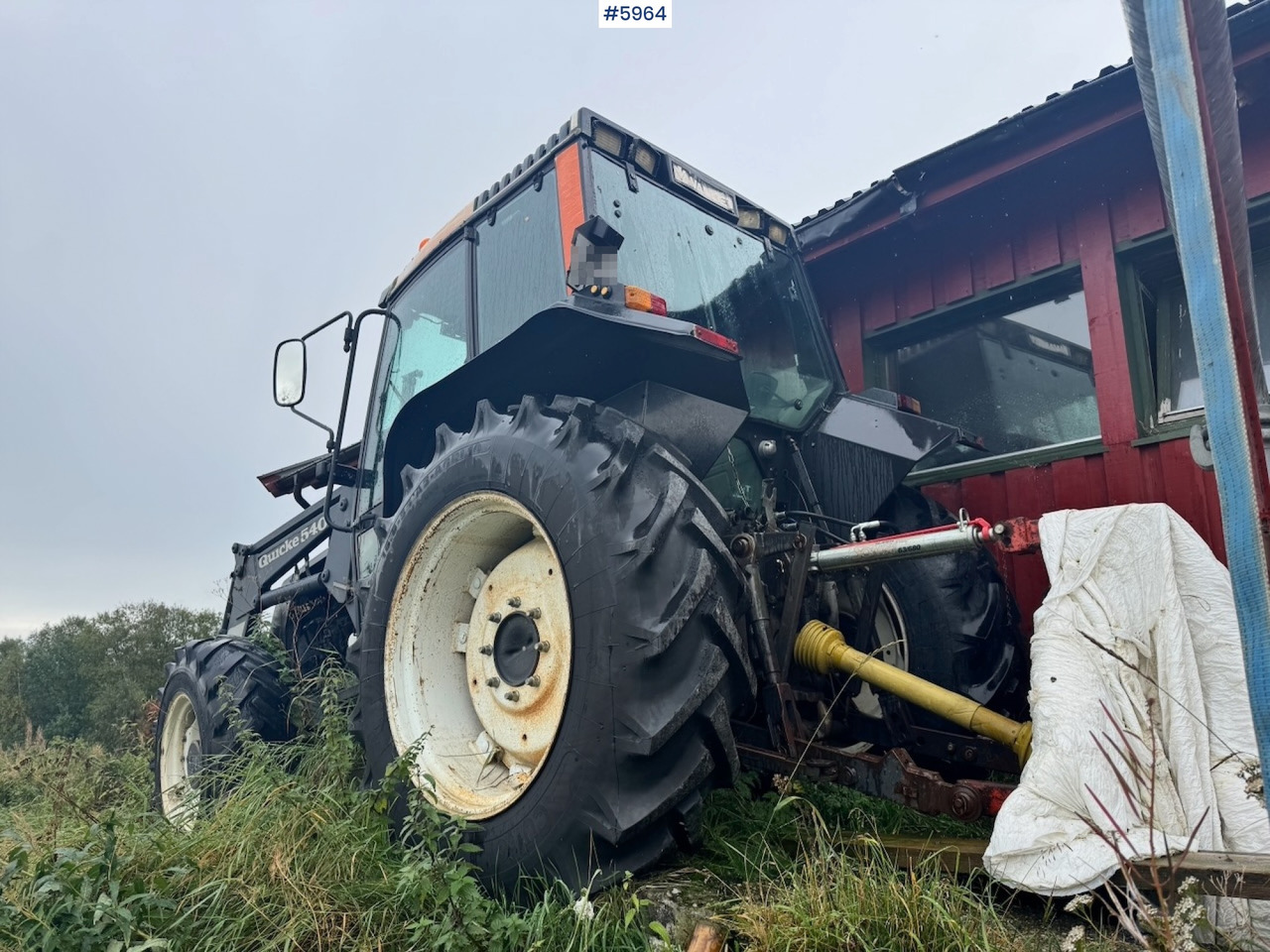1991 Valmet 6100 Turbo with front loader and bucket - Τρακτέρ: φωτογραφία 2 1991 Valmet 6100 Turbo with front loader and bucket - Τρακτέρ: φωτογραφία 2