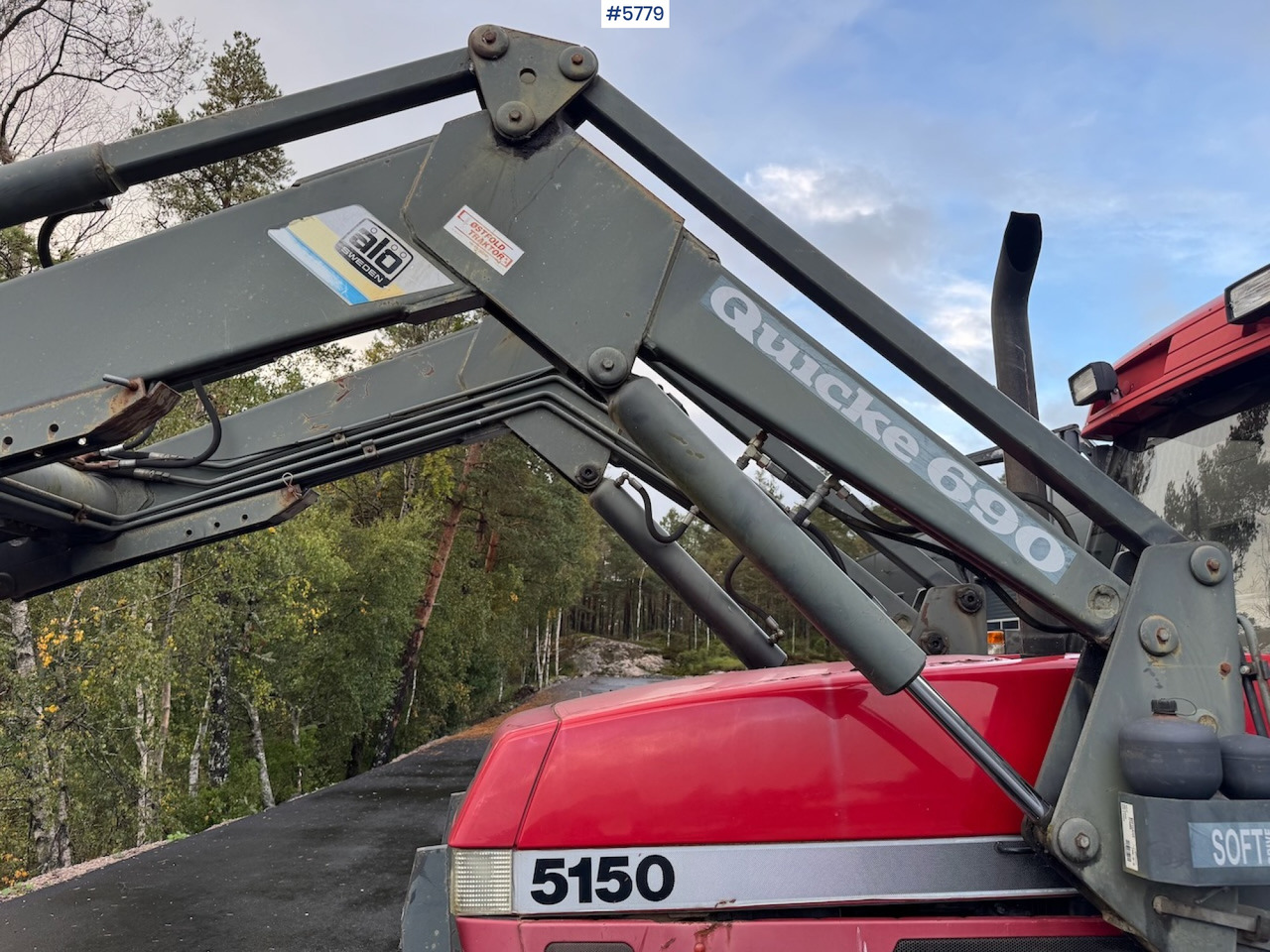 1995 Case IH 5150 Maxxum w/ front loader. - Τρακτέρ: φωτογραφία 4 1995 Case IH 5150 Maxxum w/ front loader. - Τρακτέρ: φωτογραφία 4