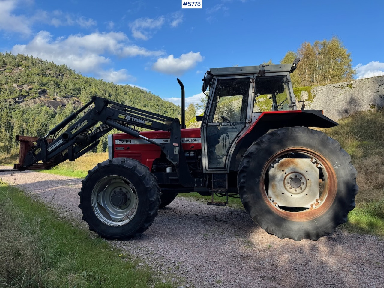 1995 Massey Ferguson 399 w/ front loader. - Τρακτέρ: φωτογραφία 5 1995 Massey Ferguson 399 w/ front loader. - Τρακτέρ: φωτογραφία 5