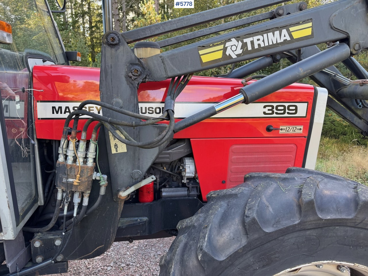 1995 Massey Ferguson 399 w/ front loader. - Τρακτέρ: φωτογραφία 3 1995 Massey Ferguson 399 w/ front loader. - Τρακτέρ: φωτογραφία 3