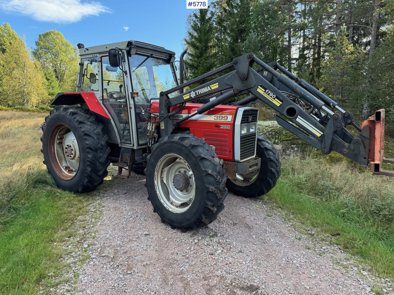 1995 Massey Ferguson 399 w/ front loader. - Τρακτέρ: φωτογραφία 1 1995 Massey Ferguson 399 w/ front loader. - Τρακτέρ: φωτογραφία 1