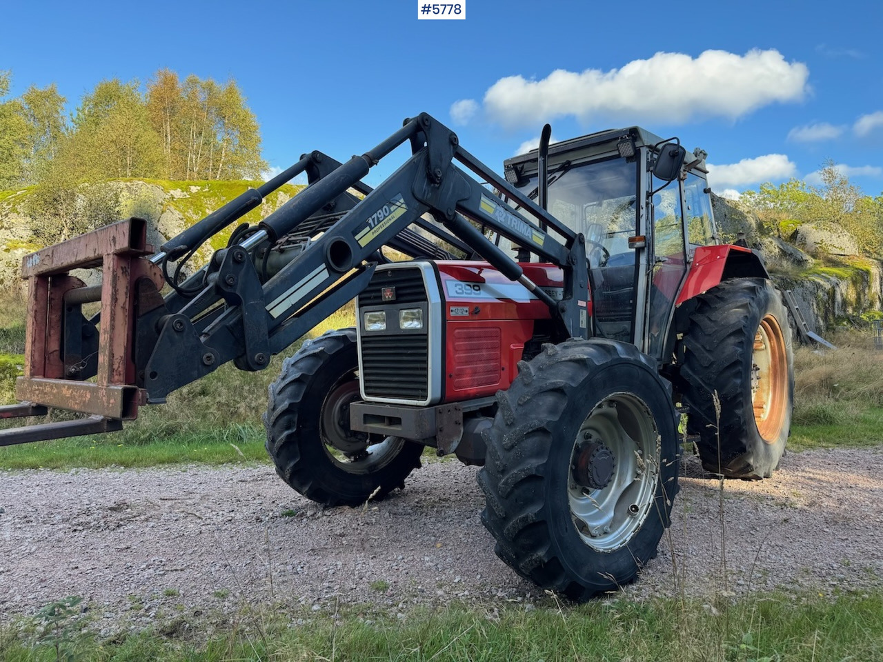 1995 Massey Ferguson 399 w/ front loader. - Τρακτέρ: φωτογραφία 4 1995 Massey Ferguson 399 w/ front loader. - Τρακτέρ: φωτογραφία 4
