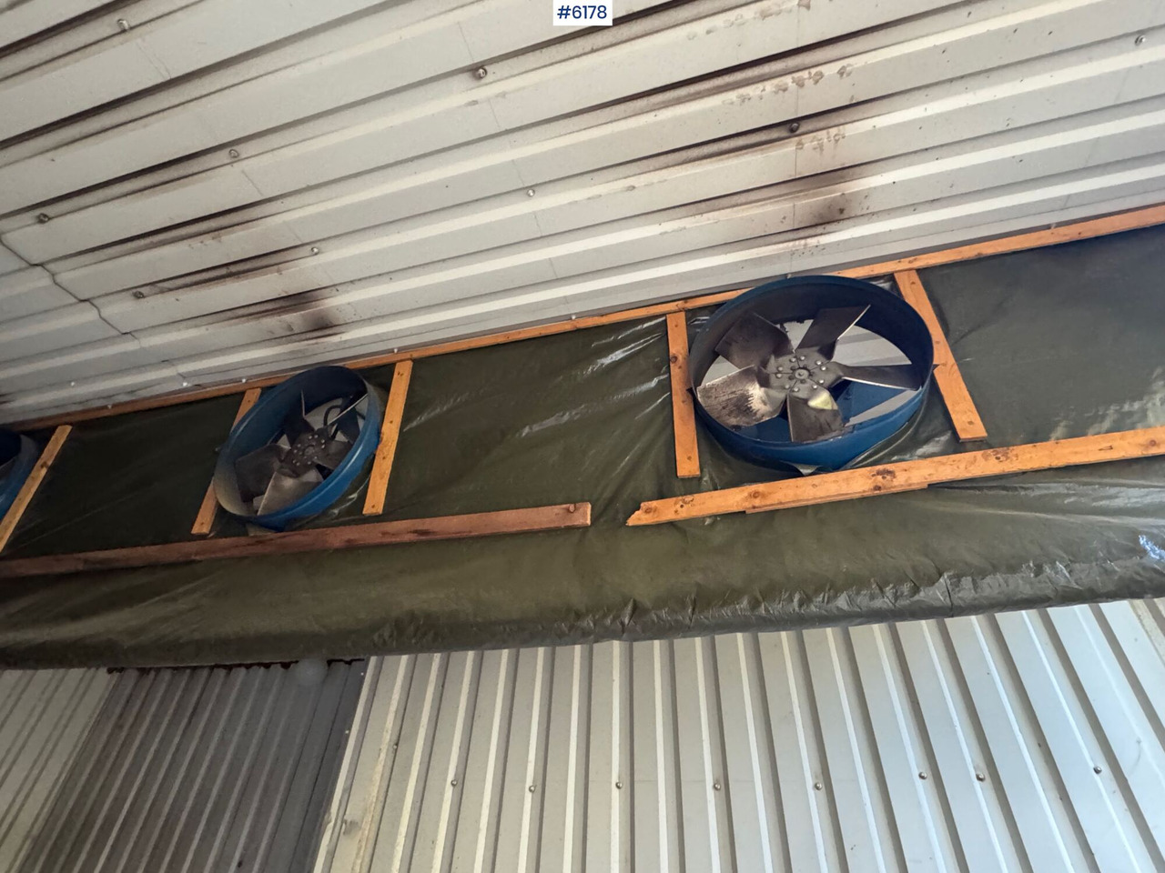 1997 Dryfinn 15 drying unit with circulation fans and trolley - Βιομηχανικός εξοπλισμός κλιματισμού: φωτογραφία 4 1997 Dryfinn 15 drying unit with circulation fans and trolley - Βιομηχανικός εξοπλισμός κλιματισμού: φωτογραφία 4