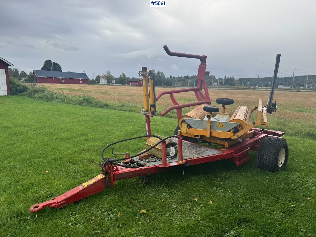 1997 Tellefsdal AW4000 round bale wrapper - Σανού και κτηνοτροφικά μηχανήματα: φωτογραφία 1 1997 Tellefsdal AW4000 round bale wrapper - Σανού και κτηνοτροφικά μηχανήματα: φωτογραφία 1