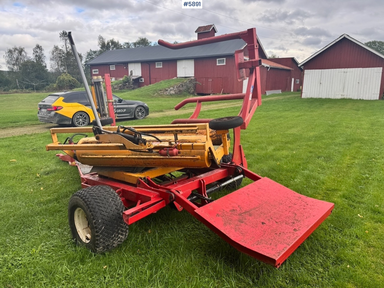 1997 Tellefsdal AW4000 round bale wrapper - Σανού και κτηνοτροφικά μηχανήματα: φωτογραφία 5 1997 Tellefsdal AW4000 round bale wrapper - Σανού και κτηνοτροφικά μηχανήματα: φωτογραφία 5