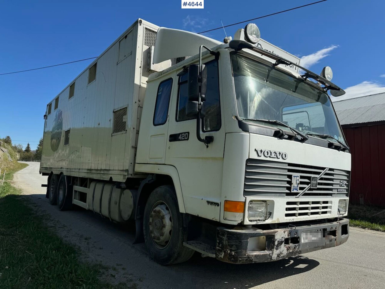 1997 Volvo FL12 6x2 Dyretransportbil - Φορτηγό μεταφορά ζώων: φωτογραφία 3 1997 Volvo FL12 6x2 Dyretransportbil - Φορτηγό μεταφορά ζώων: φωτογραφία 3