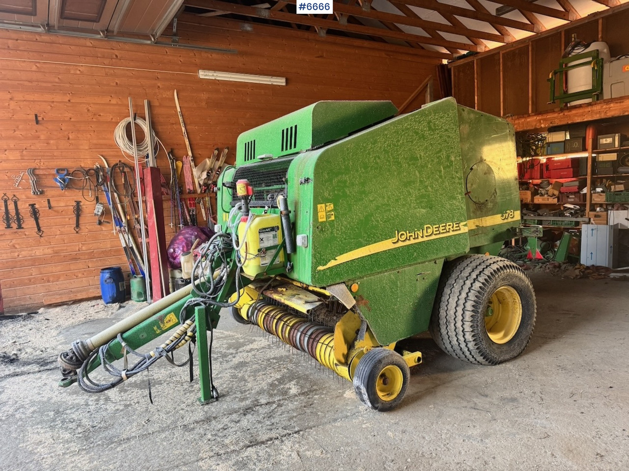 2003 John Deere 578 Round Baler. - Σανού και κτηνοτροφικά μηχανήματα: φωτογραφία 3 2003 John Deere 578 Round Baler. - Σανού και κτηνοτροφικά μηχανήματα: φωτογραφία 3