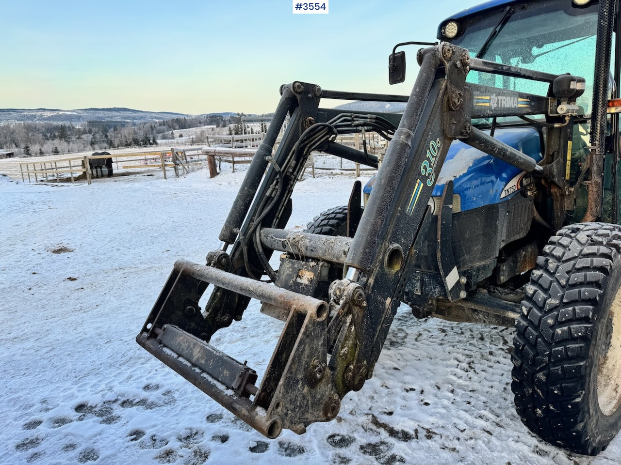 Τρακτέρ 2003 New Holland TN75D 4x4 w/ Front Loader. 4000 hours!: φωτογραφία 23