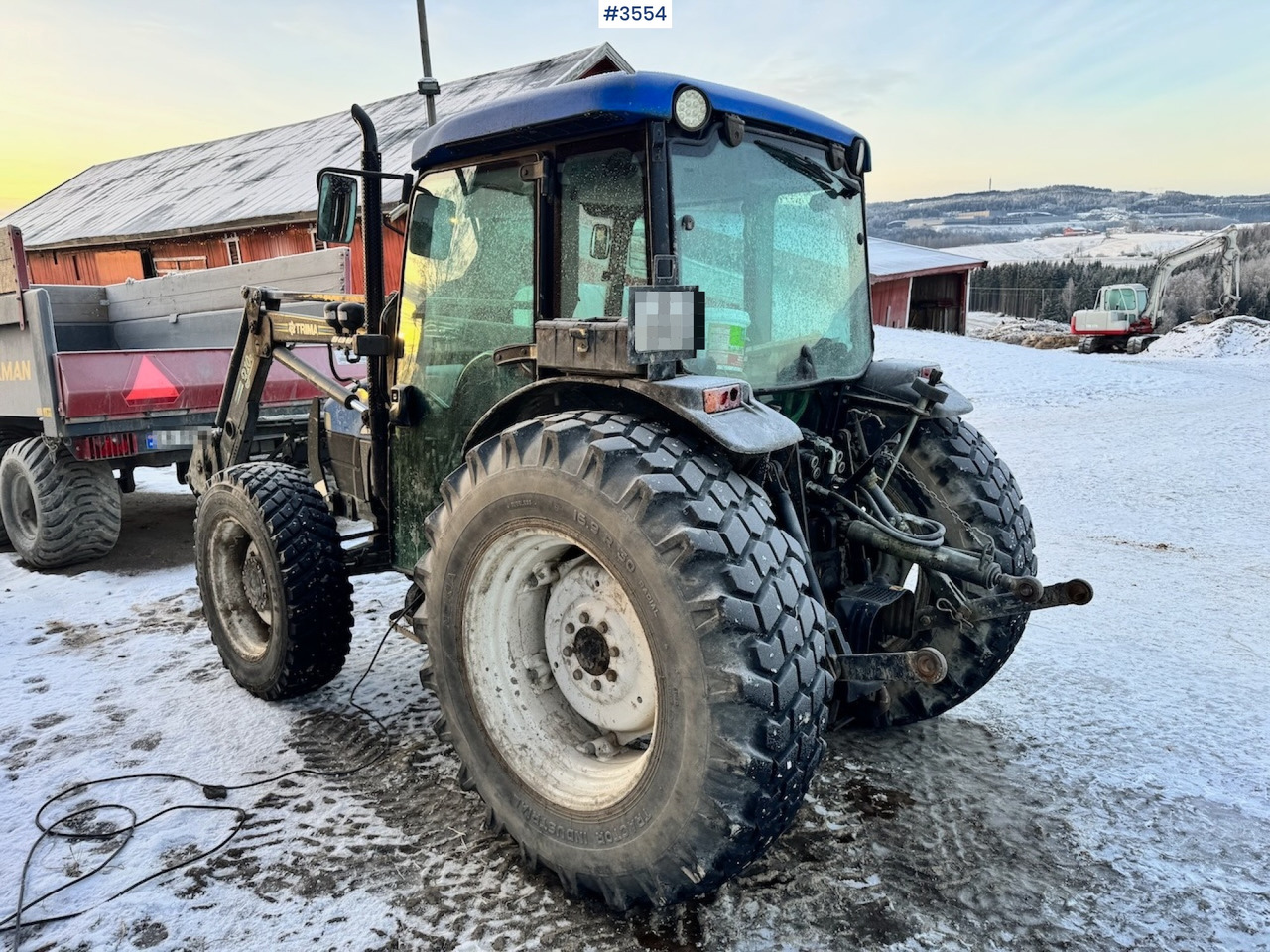 Τρακτέρ 2003 New Holland TN75D 4x4 w/ Front Loader. 4000 hours!: φωτογραφία 9
