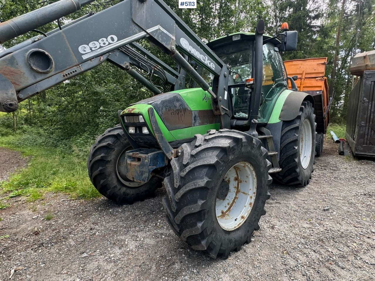 Τρακτέρ 2004 Deutz-Fahr Agrotron TTV 1130 w/ front loader: φωτογραφία 7