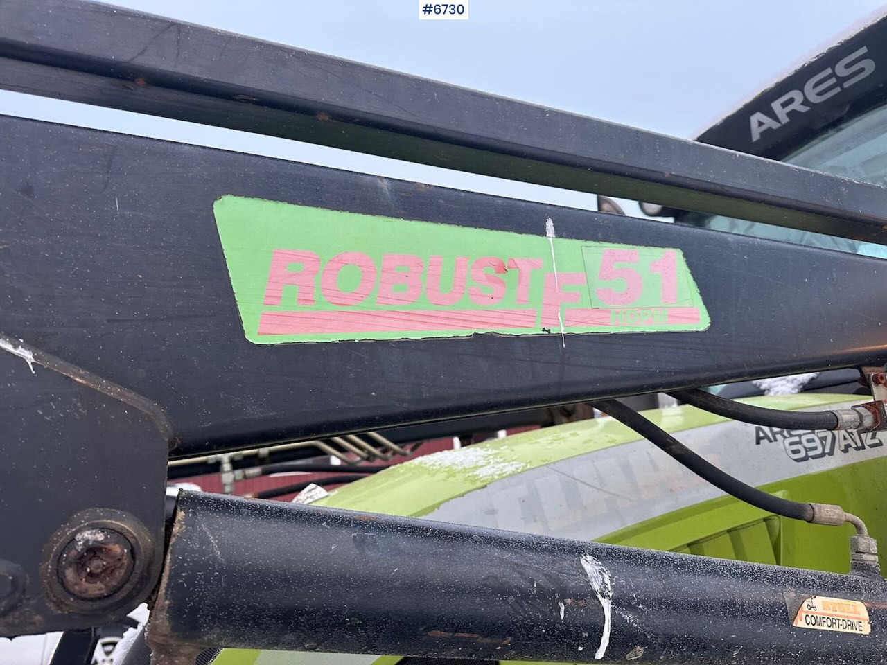 Τρακτέρ 2007 Claas Ares 697 4x4 with front loader. SEE VIDEO.: φωτογραφία 10 Τρακτέρ 2007 Claas Ares 697 4x4 with front loader. SEE VIDEO.: φωτογραφία 10