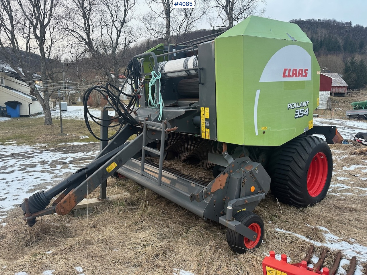 2008 Claas Rollant 354 Rotocut round baler. small repair object - Σανού και κτηνοτροφικά μηχανήματα: φωτογραφία 3 2008 Claas Rollant 354 Rotocut round baler. small repair object - Σανού και κτηνοτροφικά μηχανήματα: φωτογραφία 3