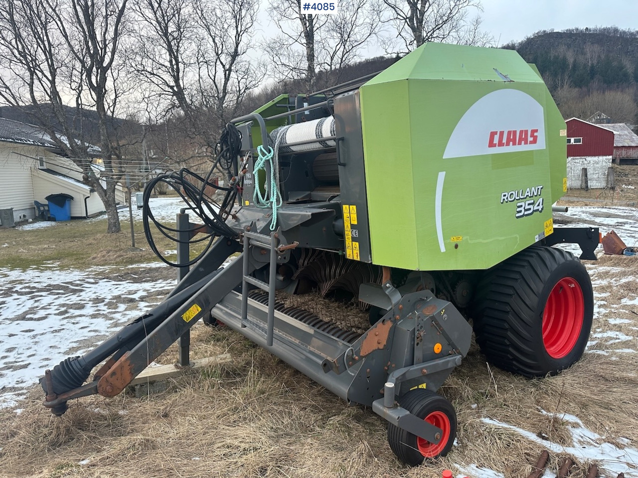 2008 Claas Rollant 354 Rotocut round baler. small repair object - Σανού και κτηνοτροφικά μηχανήματα: φωτογραφία 4 2008 Claas Rollant 354 Rotocut round baler. small repair object - Σανού και κτηνοτροφικά μηχανήματα: φωτογραφία 4
