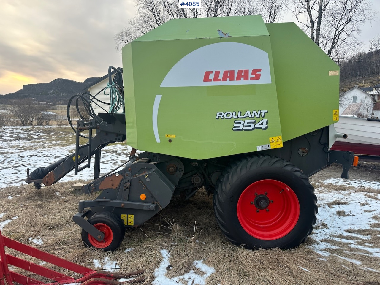 2008 Claas Rollant 354 Rotocut round baler. small repair object - Σανού και κτηνοτροφικά μηχανήματα: φωτογραφία 5 2008 Claas Rollant 354 Rotocut round baler. small repair object - Σανού και κτηνοτροφικά μηχανήματα: φωτογραφία 5