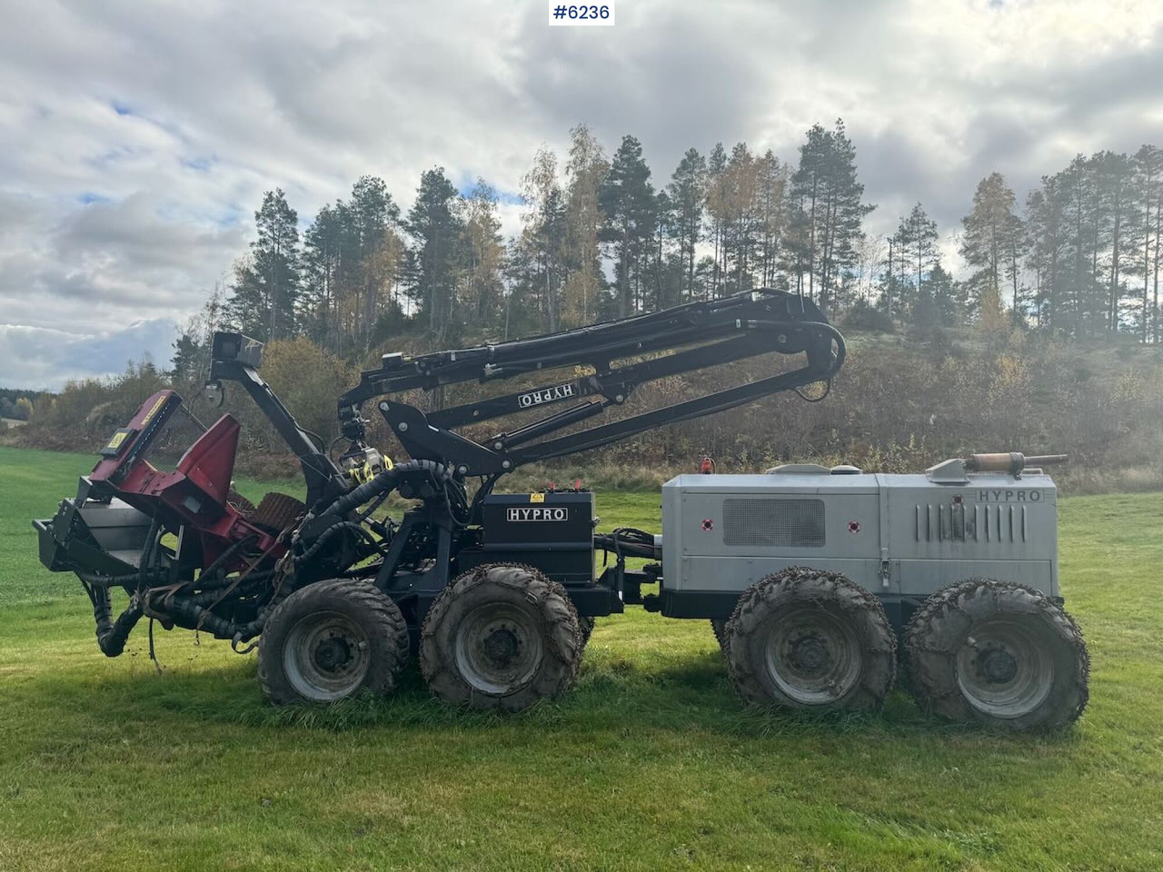 2008 Hypro 500LS harvesting machine with processor head and felling grapple - Συλλεκτική μηχανή - forest harvester: φωτογραφία 1 2008 Hypro 500LS harvesting machine with processor head and felling grapple - Συλλεκτική μηχανή - forest harvester: φωτογραφία 1
