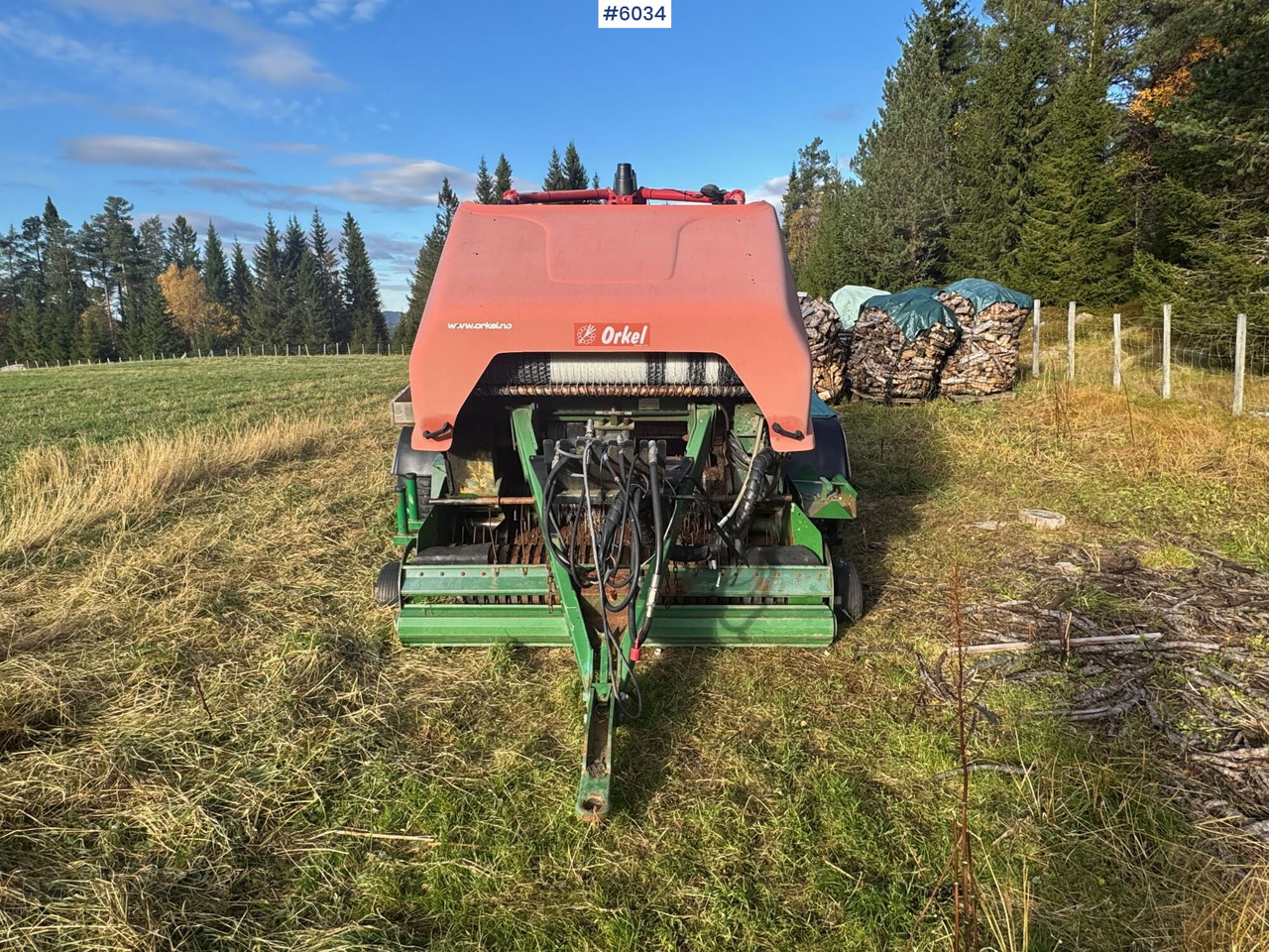 Σανού και κτηνοτροφικά μηχανήματα 2008 Orkel 1260 round baler: φωτογραφία 7