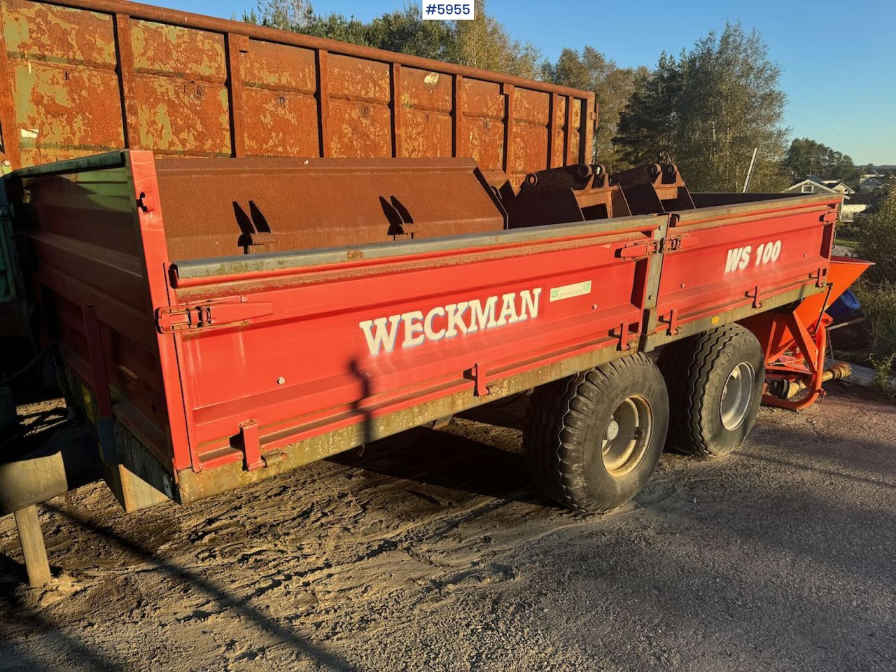 2011 Weckman WS100 - Ρυμούλκα για τρακτέρ: φωτογραφία 1 2011 Weckman WS100 - Ρυμούλκα για τρακτέρ: φωτογραφία 1