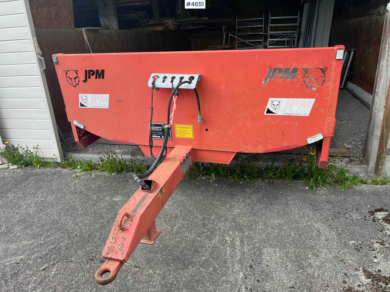 2012 2 axle JPM Machine trailer - Ρυμούλκα με χαμηλό δάπεδο: φωτογραφία 4 2012 2 axle JPM Machine trailer - Ρυμούλκα με χαμηλό δάπεδο: φωτογραφία 4