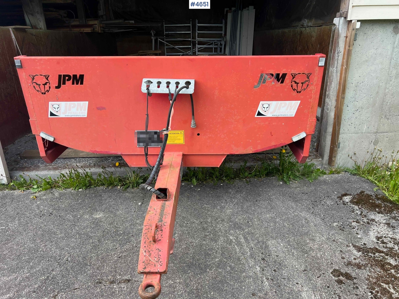 2012 2 axle JPM Machine trailer - Ρυμούλκα με χαμηλό δάπεδο: φωτογραφία 5 2012 2 axle JPM Machine trailer - Ρυμούλκα με χαμηλό δάπεδο: φωτογραφία 5