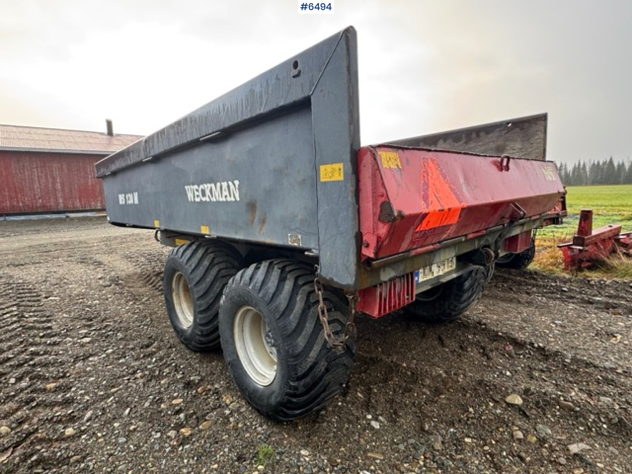 2016 Weckman WS130M dump trailer - Ανατρεπόμενη ρυμούλκα για τρακτέρ: φωτογραφία 5 2016 Weckman WS130M dump trailer - Ανατρεπόμενη ρυμούλκα για τρακτέρ: φωτογραφία 5