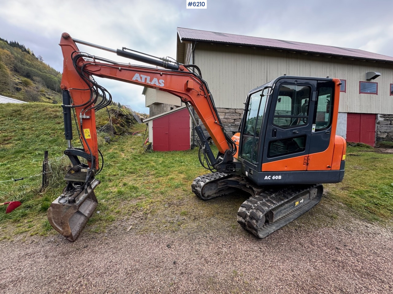 2019 Atlas AC 60B with 3 buckets, grapple, and spike. Low hours!! - Εκσκαφέας: φωτογραφία 4 2019 Atlas AC 60B with 3 buckets, grapple, and spike. Low hours!! - Εκσκαφέας: φωτογραφία 4