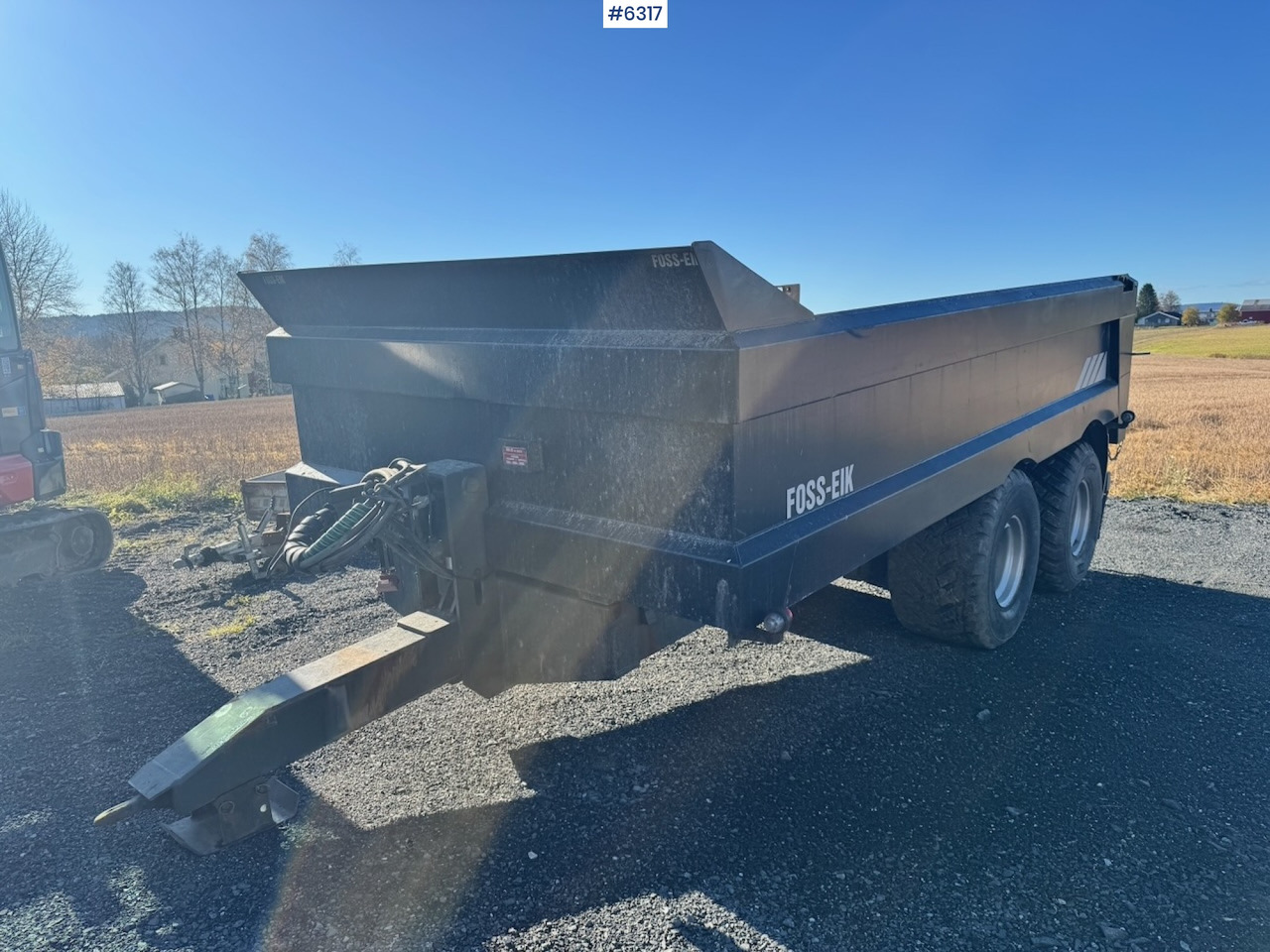 Ανατρεπόμενη ρυμούλκα για τρακτέρ 2020 Foss Eik Dumper Trailer.: φωτογραφία 8 Ανατρεπόμενη ρυμούλκα για τρακτέρ 2020 Foss Eik Dumper Trailer.: φωτογραφία 8