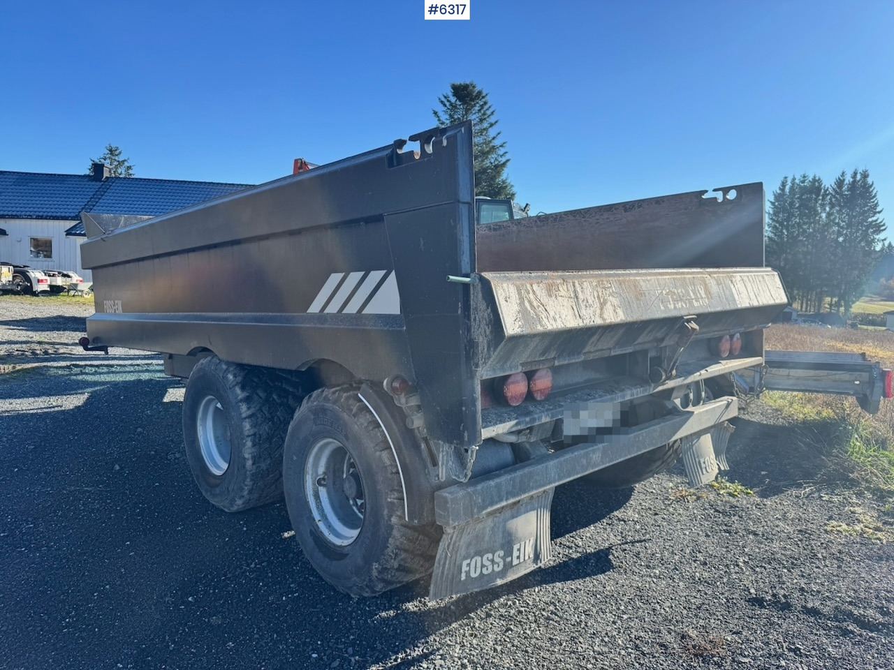 Ανατρεπόμενη ρυμούλκα για τρακτέρ 2020 Foss Eik Dumper Trailer.: φωτογραφία 6 Ανατρεπόμενη ρυμούλκα για τρακτέρ 2020 Foss Eik Dumper Trailer.: φωτογραφία 6