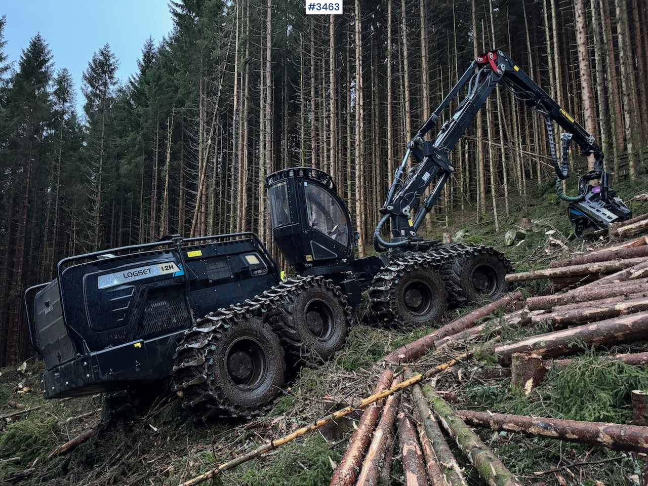 Συλλεκτική μηχανή - forest harvester 2022 Logset 12H GTE: φωτογραφία 9