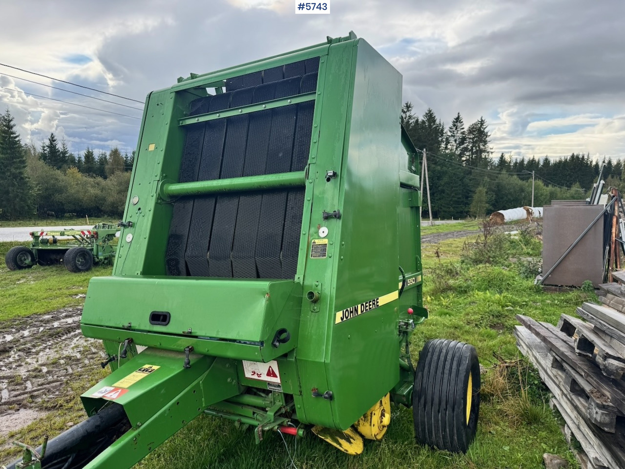John Deere 550 Round Baler. - Σανού και κτηνοτροφικά μηχανήματα: φωτογραφία 2 John Deere 550 Round Baler. - Σανού και κτηνοτροφικά μηχανήματα: φωτογραφία 2