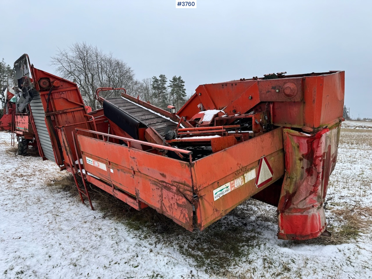 Πατατοεξαγωγέας Kverneland N2100 Potetopptaker with Kverneland desmantling machine.: φωτογραφία 10