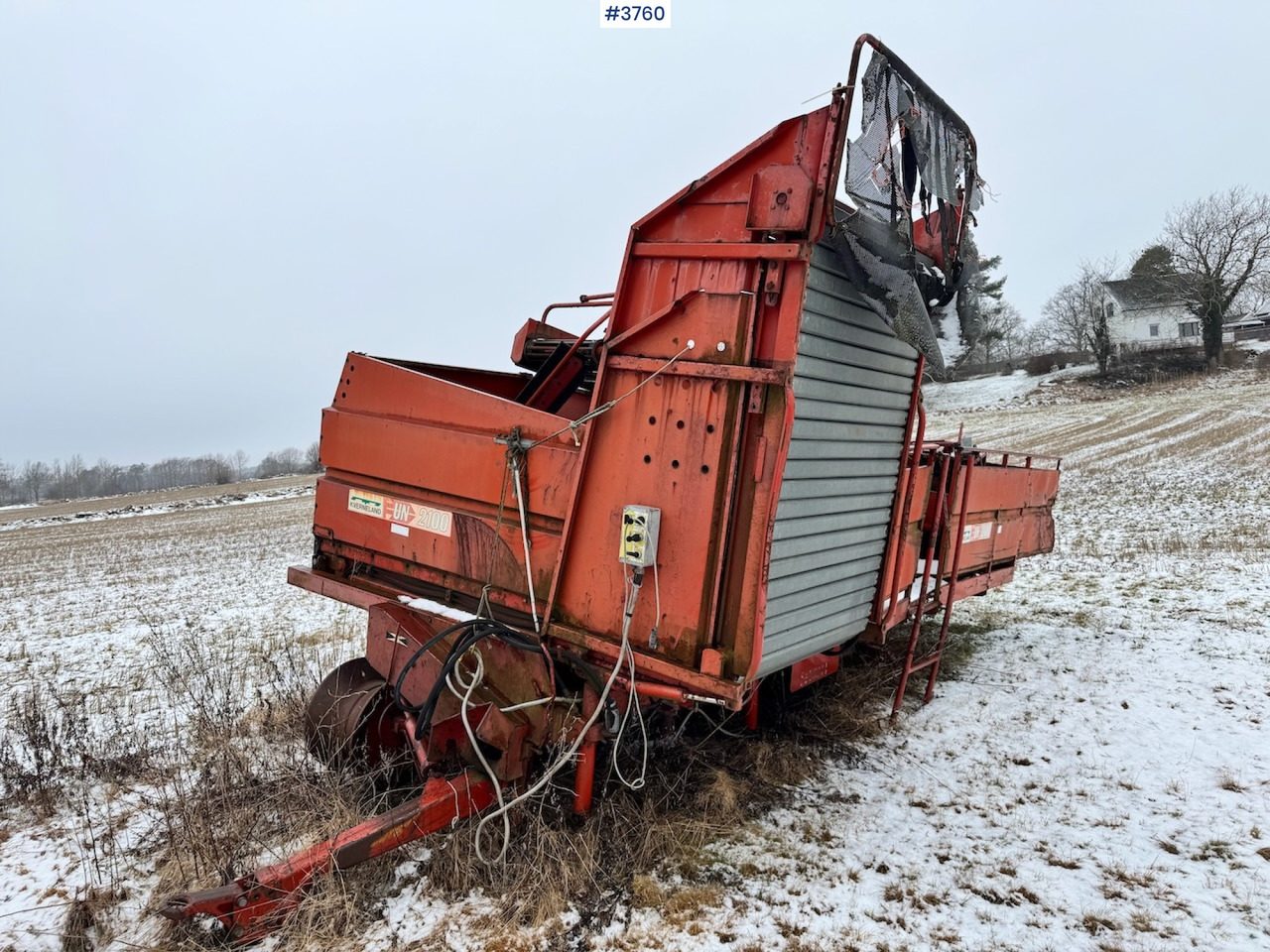 Πατατοεξαγωγέας Kverneland N2100 Potetopptaker with Kverneland desmantling machine.: φωτογραφία 12