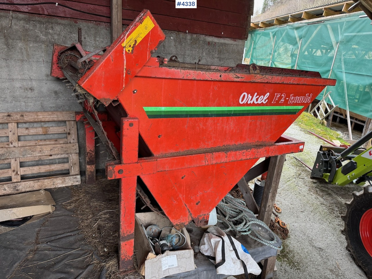 Orkel F2 Combination silage spreader. - Μηχανηματα κτηνοτροφιασ: φωτογραφία 1 Orkel F2 Combination silage spreader. - Μηχανηματα κτηνοτροφιασ: φωτογραφία 1