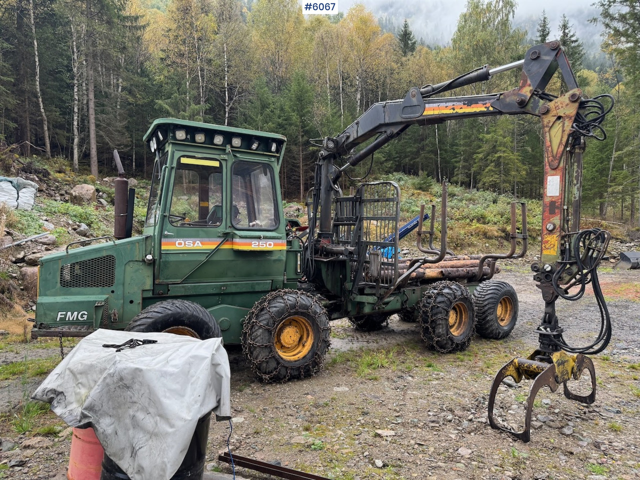 Øsa 250 FMG Load carrier. - Λαστιχοφόρα προωθητικo - forwarder: φωτογραφία 3 Øsa 250 FMG Load carrier. - Λαστιχοφόρα προωθητικo - forwarder: φωτογραφία 3