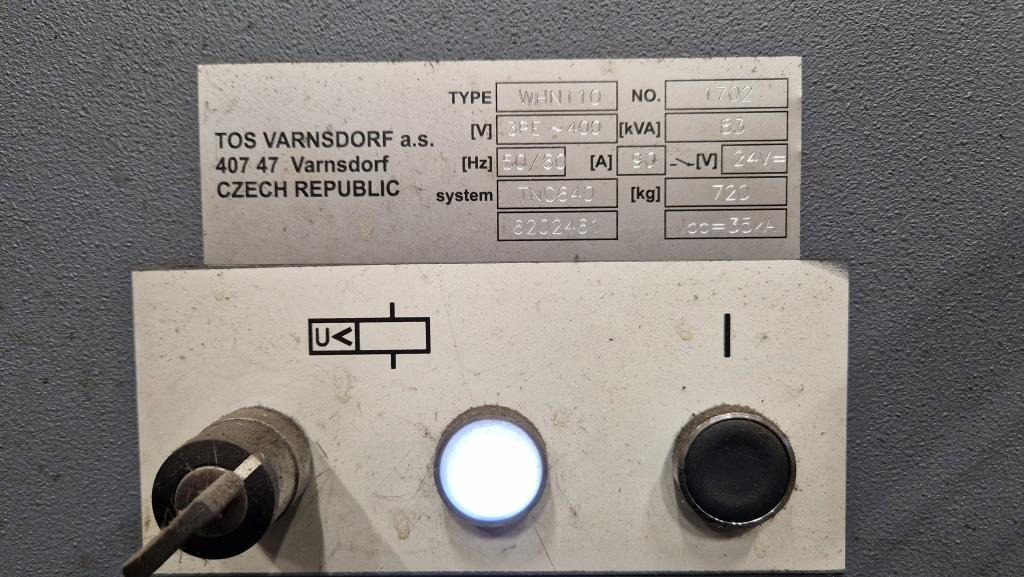 TOS WHN 110 - Μηχανήμα επεξεργασίας μετάλλου: φωτογραφία 5 TOS WHN 110 - Μηχανήμα επεξεργασίας μετάλλου: φωτογραφία 5