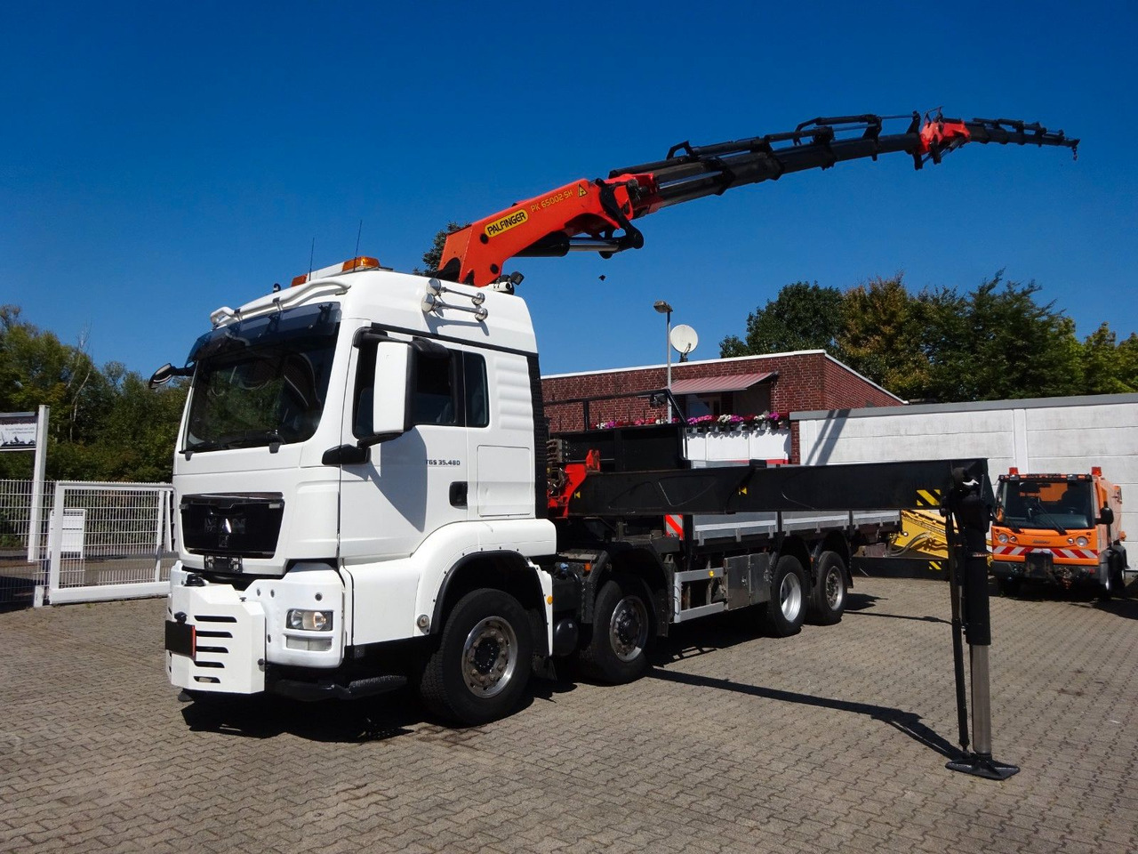 MAN 35.480 HYDRO TGS Pritsche + PK 65002 Kran 8x2-4 - Φορτηγό με γερανό: φωτογραφία 1 MAN 35.480 HYDRO TGS Pritsche + PK 65002 Kran 8x2-4 - Φορτηγό με γερανό: φωτογραφία 1