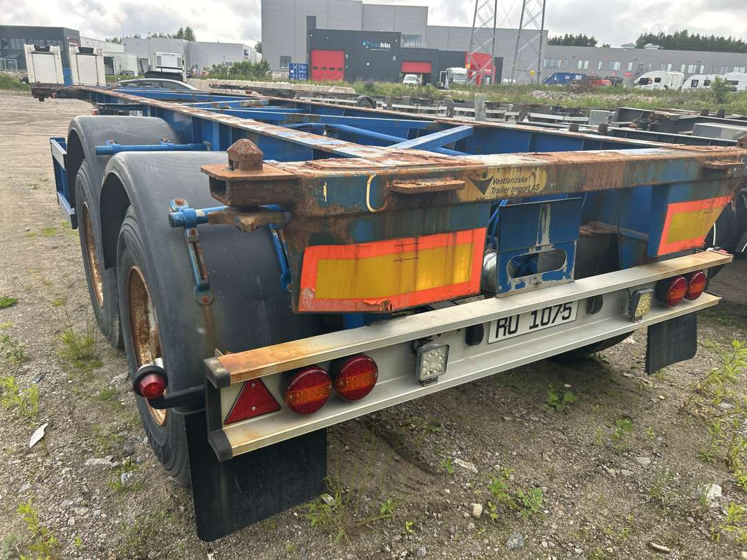 2004 Container-henger TURBO`HOET CONTAINERSEMITRAILER EU-godkjent - Επικαθήμενο μεταφοράς εμπορευματοκιβωτίων/ Κινητό αμάξωμα: φωτογραφία 4 2004 Container-henger TURBO`HOET CONTAINERSEMITRAILER EU-godkjent - Επικαθήμενο μεταφοράς εμπορευματοκιβωτίων/ Κινητό αμάξωμα: φωτογραφία 4