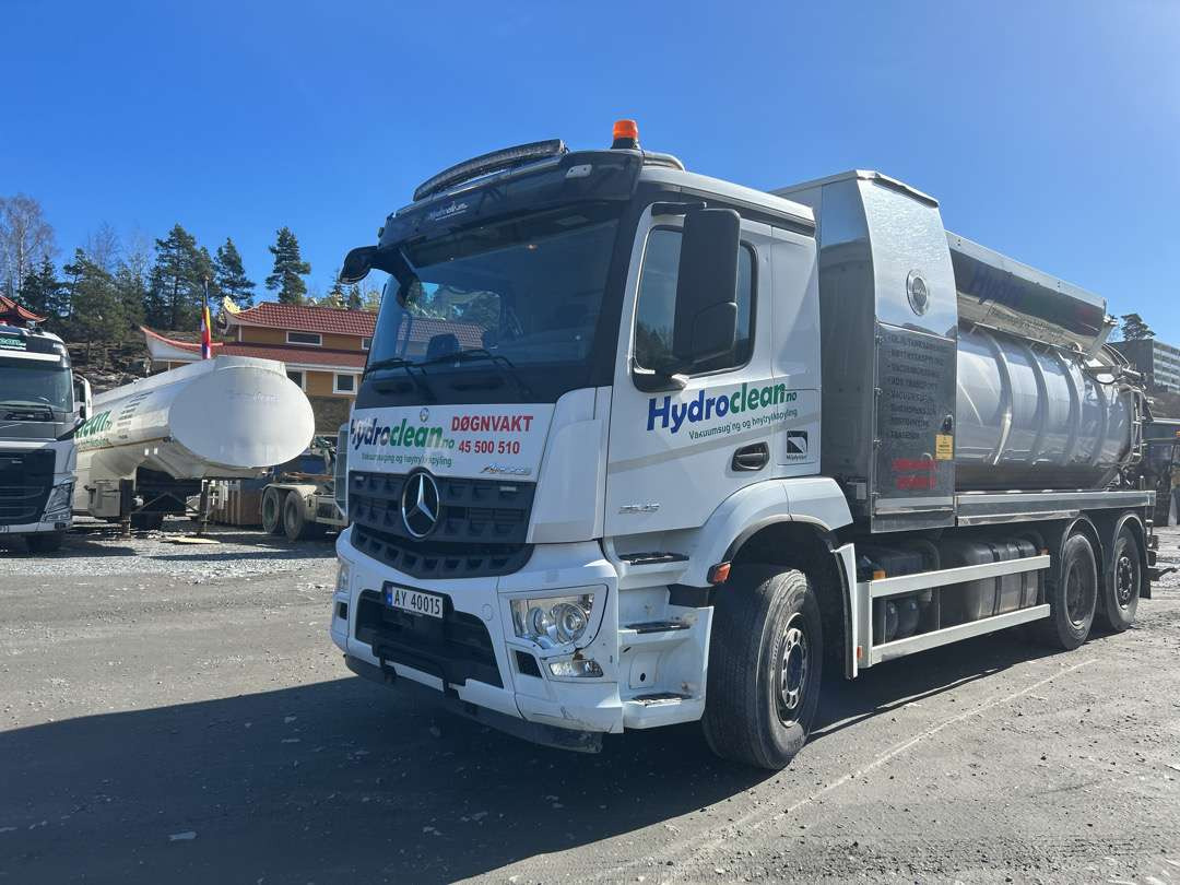 2019 Kombibil MERCEDES-BENZ AROCS 2543 KDIR EU-godkjent Euroklasse 6T - Όχημα εκκένωσης βόθρων: φωτογραφία 1 2019 Kombibil MERCEDES-BENZ AROCS 2543 KDIR EU-godkjent Euroklasse 6T - Όχημα εκκένωσης βόθρων: φωτογραφία 1