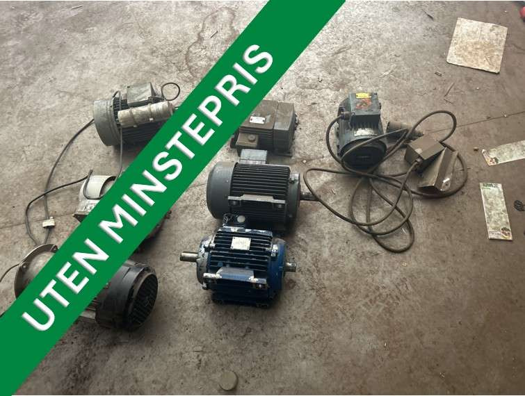 7 stk. elektromotorer (uten minstepris) - Εξοπλισμός γκαράζ: φωτογραφία 1 7 stk. elektromotorer (uten minstepris) - Εξοπλισμός γκαράζ: φωτογραφία 1