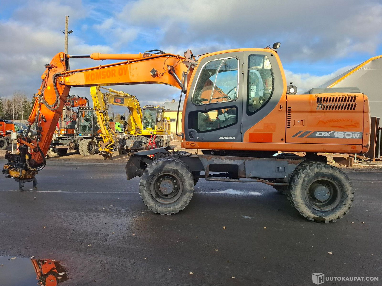 Doosan DX160W, 2009, Sonkajärvi - Τροχοφόρος εκσκαφέας: φωτογραφία 2 Doosan DX160W, 2009, Sonkajärvi - Τροχοφόρος εκσκαφέας: φωτογραφία 2