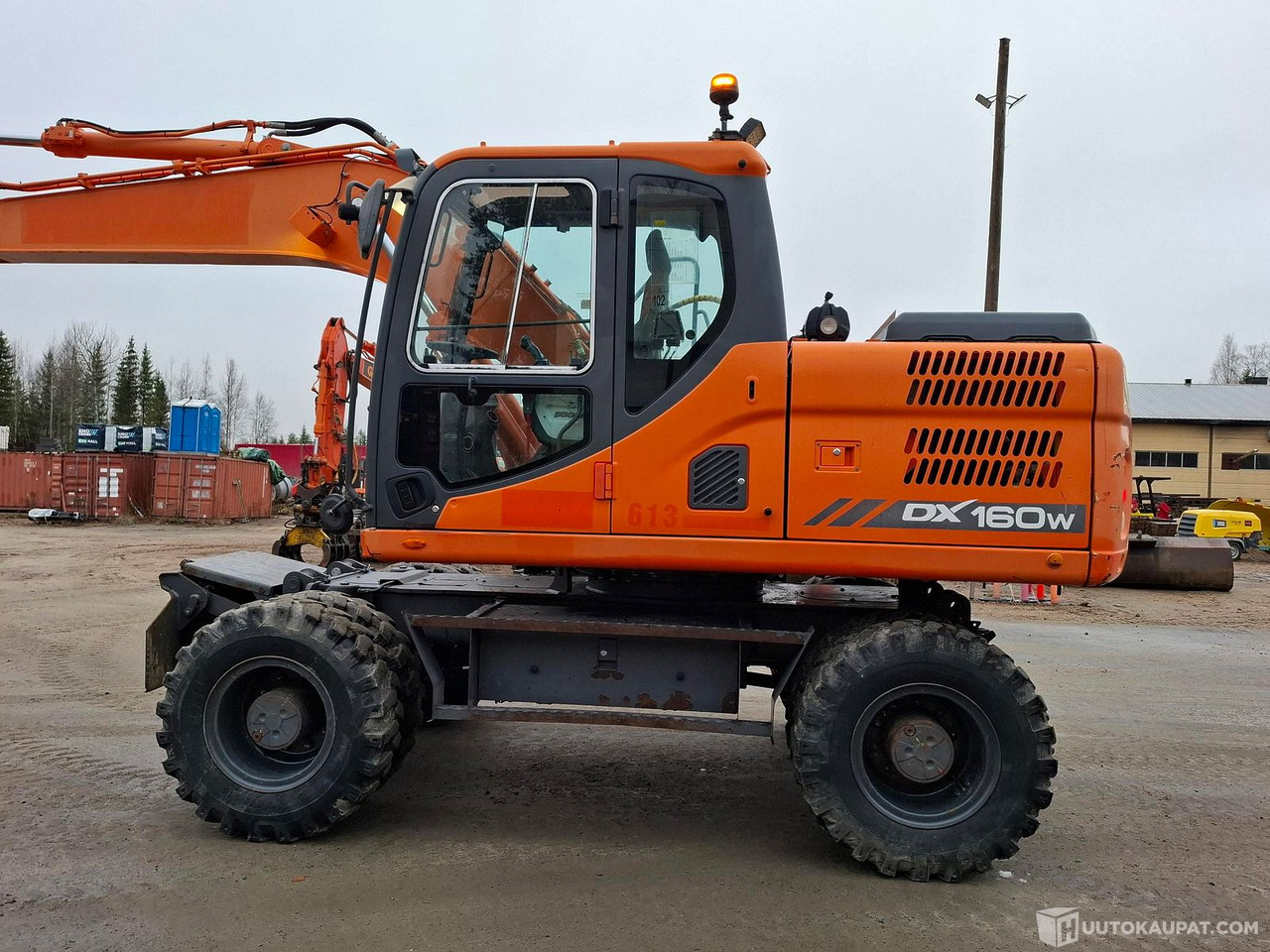 Doosan DX160W-3, 2013, Sonkajärvi - Τροχοφόρος εκσκαφέας: φωτογραφία 3 Doosan DX160W-3, 2013, Sonkajärvi - Τροχοφόρος εκσκαφέας: φωτογραφία 3