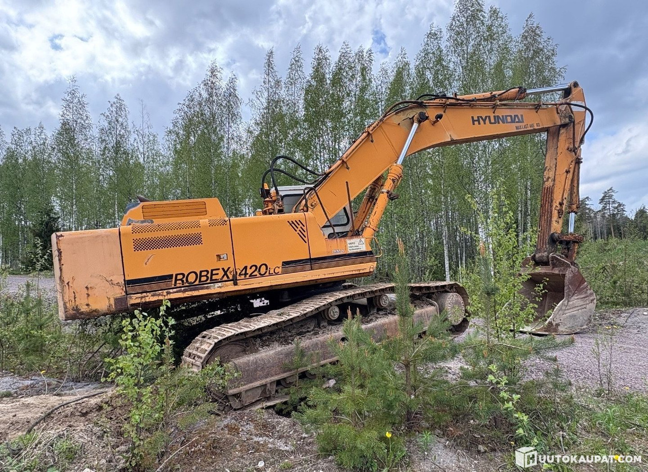 Hyundai Robex 420 LC, crawler excavator, 1995, Mäntsälä - Ερπυστριοφόρος εκσκαφέας: φωτογραφία 3 Hyundai Robex 420 LC, crawler excavator, 1995, Mäntsälä - Ερπυστριοφόρος εκσκαφέας: φωτογραφία 3